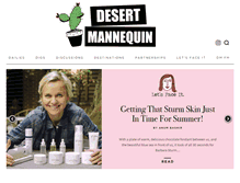 Tablet Screenshot of desertmannequin.com